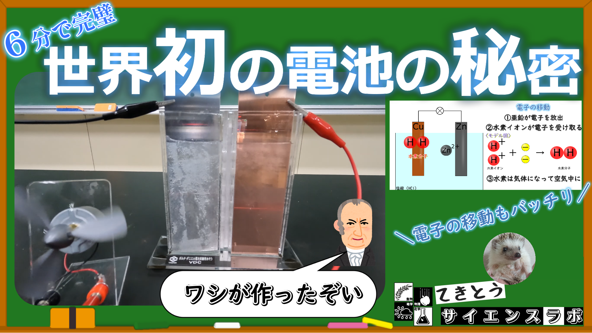 ボルタ電池の仕組みと電子の移動を理解しよう！【中３化学】 | 理科の